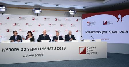 Senat – dane PKW z 71,99 proc. komisji wyborczych: PiS – 46,19 proc., KO – 33,25 proc., PSL – 5,31 proc.