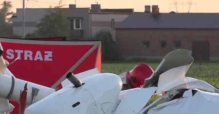 Jedna osoba zginęła w wypadku awionetki w Wielkopolsce