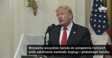 Amerykański okręt wojenny zestrzelił irańskiego drona w cieśninie Ormuz