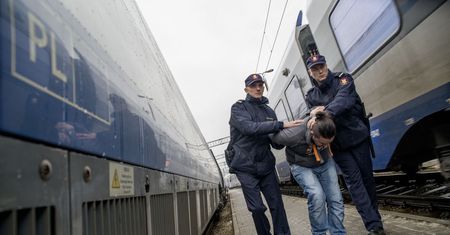 Mężczyzna groził podróżnemu nożem na stacji kolejowej w Jaworznie