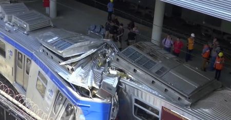 Zderzenie pociągów pasażerskich w Rio de Janeiro. Dziewięć osób rannych