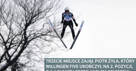 Piotr Żyła trzeci w niedzielnym konkursie i drugi w Willingen Five. Nokaut Ryoyu Kobayashiego