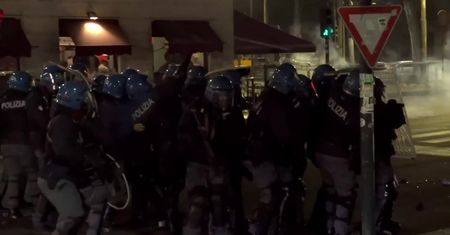 Zamieszki w Turynie. Anarchiści starli się z policją