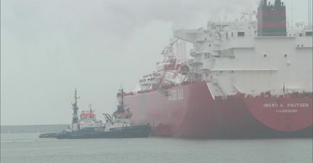 50. dostawa do gazoportu w Świnoujściu. Iberica Knutsen może pomieścić 138 m3 ładunku