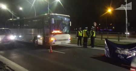 Śmiertelny wypadek w Warszawie. Autokar potrącił pieszego
