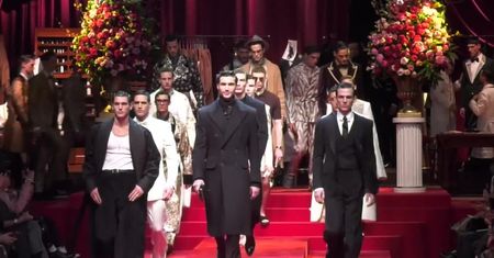 Dom mody Dolce & Gabbana promuje męską elegancję podczas Tygodnia Mody w Mediolanie