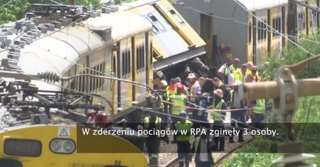 W zderzeniu pociągów w RPA zginęły 3 osoby, ponad 200 rannych