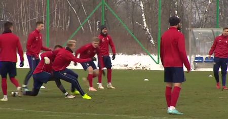 Jakub Błaszczykowski wziął udział w treningu Wisły Kraków