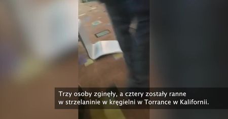 Trzy osoby zginęły, a cztery zostały ranne w strzelaninie w kręgielni w Torrance w Kalifornii
