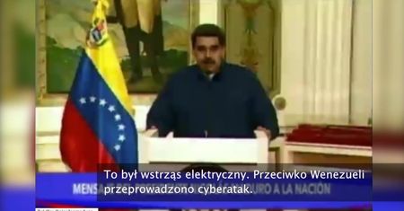 Nicolas Maduro oskarża Donalda Trumpa o cyberatak, który uszkodził sieć energetyczną w Wenezueli