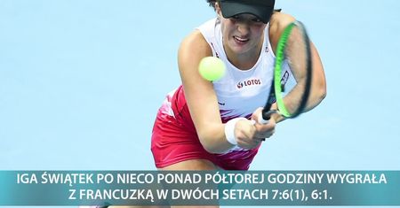 Iga Świątek w II rundzie turnieju WTA Premier 5 w Cincinnati. Polka pokonała w dwóch setach byłą czwartą rakietę świata