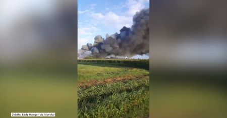 Pożar fermy drobiu w Holandii. Spłonęło ponad 40 tys. kurcząt