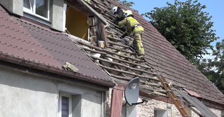 Wybuch gazu na Pomorzu. Dwie osoby zostały ranne
