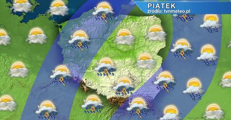W piątek upał i burze z gradem. Podobna pogoda utrzyma się do końca weekendu