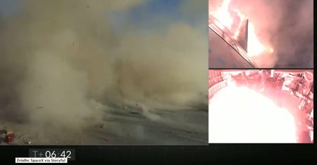 Eksplozja podczas próby lądowania w Teksasie. Nieudany test rakiety Spacex