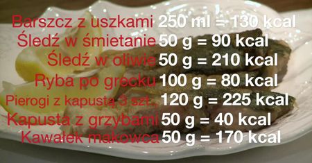 Wigilia na diecie. Ile kalorii mają świąteczne potrawy?