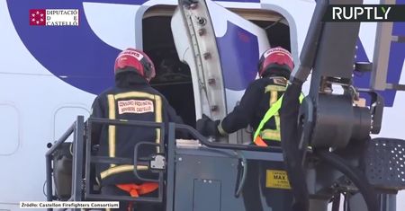 Pożar Boeinga 747 na lotnisku w Hiszpanii. Maszyna była nieużywana od sierpnia