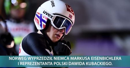 Niedzielne zawody wygrał Halvor Egner Granerud, Dawid Kubacki ponownie na podium