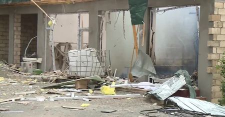 Zniszczenia w azerskim mieście Terter po ostrzale armeńskiego wojska. Walki o Górski Karabach nie słabną