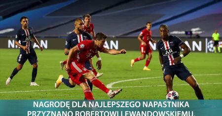 Robert Lewandowski został uznany Piłkarzem Roku UEFA