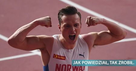 Jak powiedział, tak zrobił. Karsten Warholm pobił rekord świata w biegu na 300 metrów przez płotki