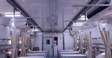 Meksykańską fabrykę opuścił mobilny szpital, mający pomóc w leczeniu zakażonych koronawirusem