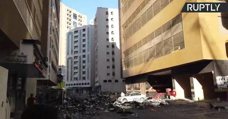 Ogromne zniszczenia po pożarze wieżowca w Zjednoczonych Emiratach Arabskich. 12 osób rannych