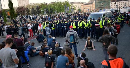 Policja zatrzymała w Warszawie kandydata na prezydenta Polski