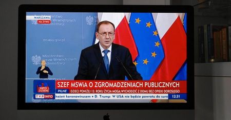 Kamiński: policja reaguje adekwatnie w czasie epidemii; czerwcowy termin wyborów realny