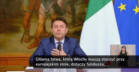 Premier Włoch przedłuża kwarantannę. Postuluje euroobligacje, aby podźwignąć gospodarkę