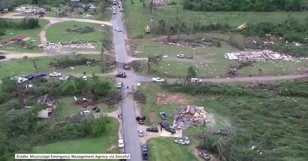 Tornada i burze na południu Stanów Zjednoczonych. Co najmniej 18 osób zginęło
