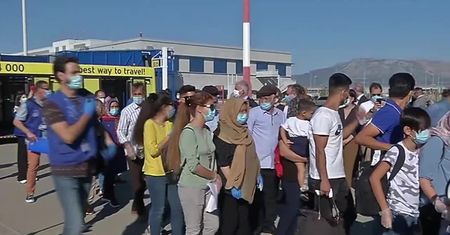 Dziesiątki uchodźców potrzebujących pomocy medycznej wyleciało z Grecji do Niemiec