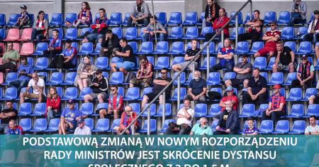 Rząd łagodzi obostrzenia. Od 21 lipca na stadiony wejdzie więcej kibiców