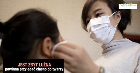 5 najczęściej popełnianych błędów przy noszeniu maseczek ochronnych