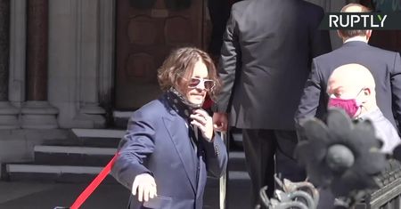 Johnny Depp i Amber Heard w sądzie w Londynie. Ruszył proces aktora przeciwko tabloidowi