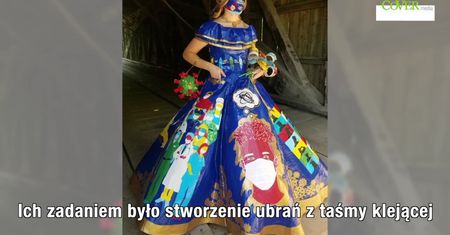 Te kreacje są zrobione… z taśmy klejącej! Robią wrażenie