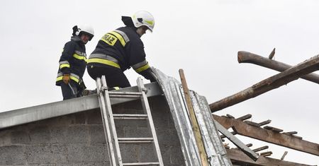 1,1 tys. interwencji PSP w związku z wichurami