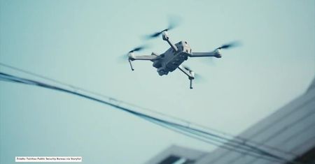 Dron z głośnikiem „poluje” na mieszkańców bez masek ochronnych. Akcja chińskiej policji, by ograniczyć rozprzestrzenianie się koronawirusa