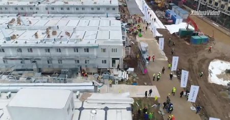 Zakończono budowę szpitala dla zakażonych koronawirusem w Wuhan. Trwała tydzień