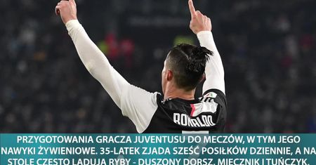 Sekrety świetnej formy Cristiano Ronaldo? Sześć posiłków dziennie i… pięć drzemek