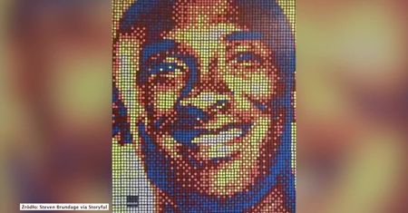 Ułożył portret Kobego Bryanta z… kostek Rubika. W ten sposób kibic Los Angeles Lakers uczcił pamięć tragicznie zmarłego koszykarza