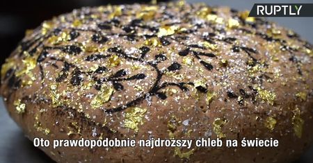 Oto prawdopodobnie najdroższy chleb na świecie. Wypiek ze złotem i srebrem można kupić za “jedyne” 1380 euro