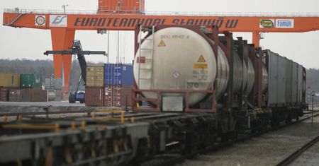 Pierwszy pociąg kontenerowy z Chin dotarł do Sławkowa