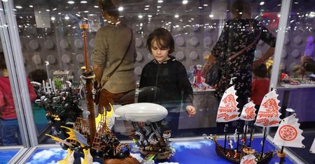 Konstrukcje z klocków Lego na wystawie w muzeum