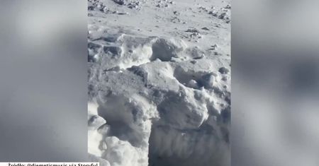 Nawet 60 centymetrów śniegu spadło na Półwyspie Labrador. Drogi stały się całkowicie nieprzejezdne