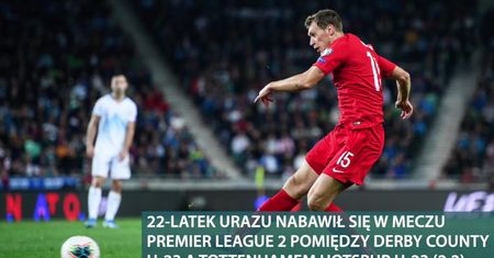 Krystian Bielik zerwał więzadło Krzyżowe. Nie zagra przez pół roku