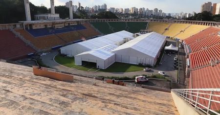 Stadion Corinthians przekształcony w szpital. Brazylia zmaga się z epidemią koronawirusa