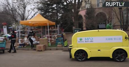 W Chinach testowane są dostawy przy wykorzystaniu autonomicznego pojazdu