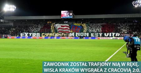 Policja zatrzymała mężczyznę, który podczas derbów Krakowa rzucił butelką po wódce w Jakuba Błaszczykowskiego