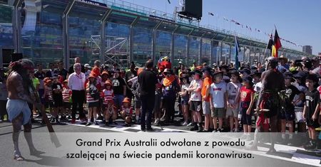 F1: Grand Prix Australii odwołane z powodu koronawirusa